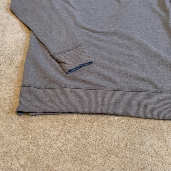 NWT Alternative Vintage Sport French Terry B-Side Reversible Sweatshirt Gray - M - Picture 7 of 16